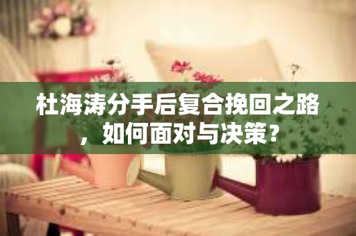 杜海涛分手后复合挽回之路，如何面对与决策？