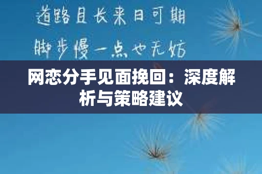 网恋分手见面挽回：深度解析与策略建议