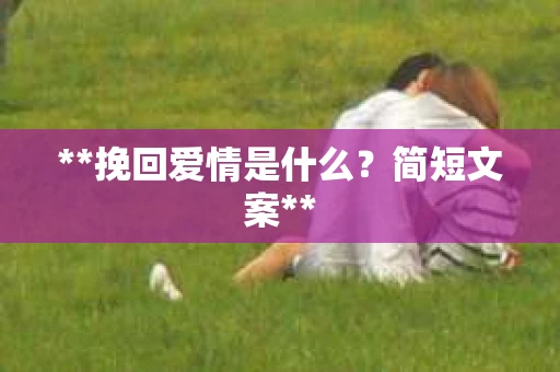 **挽回爱情是什么？简短文案**