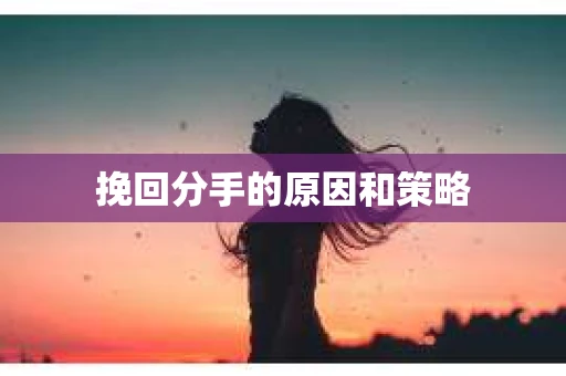 挽回分手的原因和策略