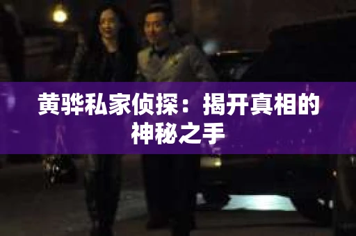 黄骅私家侦探：揭开真相的神秘之手