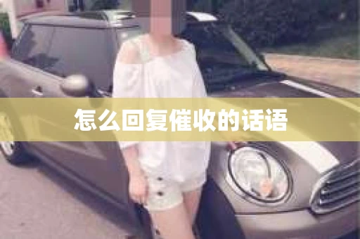 怎么回复催收的话语