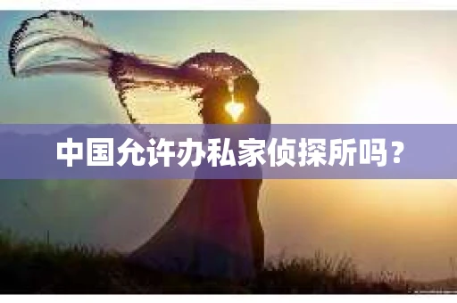 中国允许办私家侦探所吗？