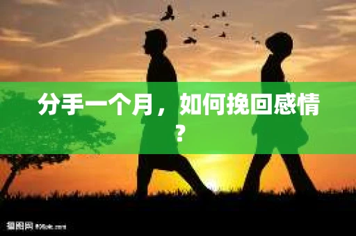 分手一个月，如何挽回感情？